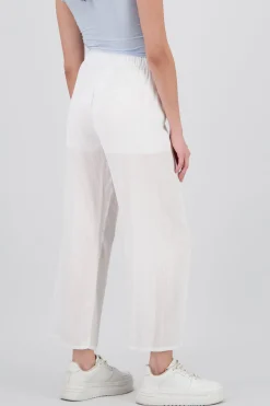 Pantalón Wide Leg Cintura Elástico