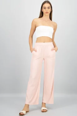 Pantalón wide textura bandana