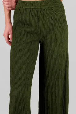 Pantalón wide textura bandana