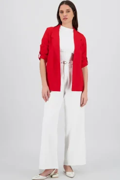 Pantalon amplio detalle cinturon