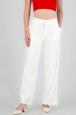 Pantalon amplio liso