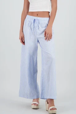 Pantalon amplio rayas