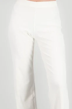 Pantalon amplio rib