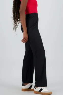 Pantalon amplio rib liso