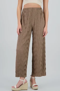 Pantalon amplio textura
