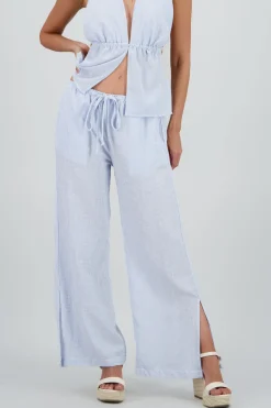 Pantalon cadera ligero rayas