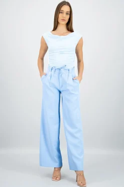 Pantalon cinturon lazo