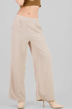 Pantalon de vestir fluido satinado
