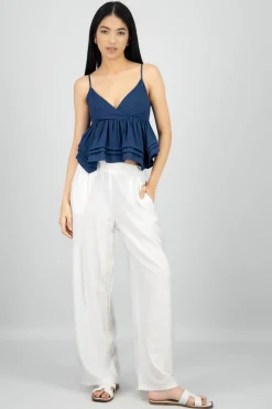 Pantalon fluido amplio