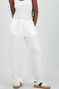 Pantalon fluido amplio