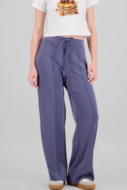 Pantalon fluido detalle costuras