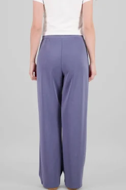 Pantalon fluido detalle costuras