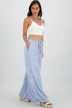 Pantalon fluido detalle jareta