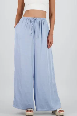 Pantalon fluido detalle jareta