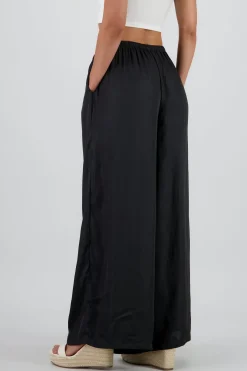 Pantalon fluido detalle jareta