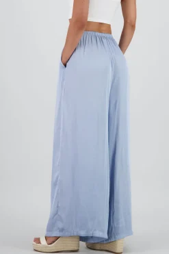 Pantalon fluido detalle jareta