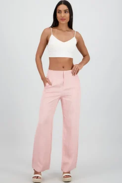 Pantalon fluido detalle pinzas