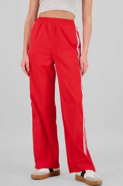 Pantalon fluido detalle rayas