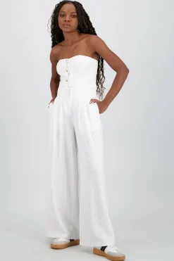 Pantalon fluido rayas