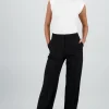 Pantalon fluido wide leg