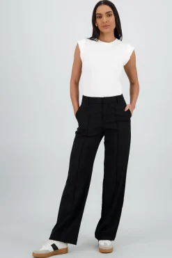 Pantalon fluido wide leg