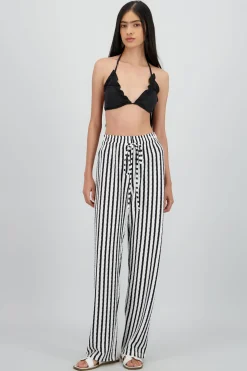 Pantalon jareta lineas textura