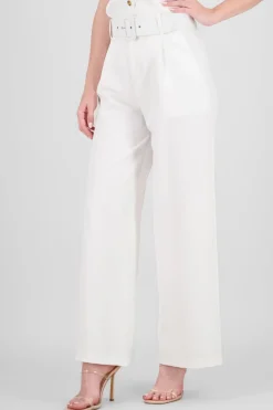 Pantalon Liso Cinturon