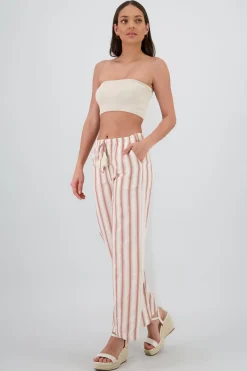 Pantalon rayas con jareta