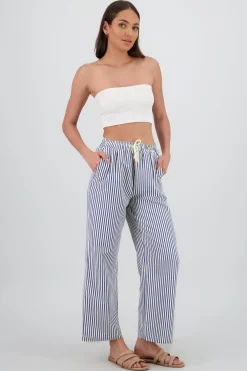 Pantalon rayas con jareta