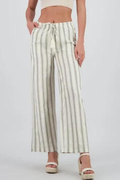 Pantalon rayas con jareta