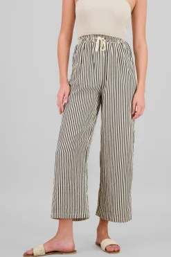 Pantalon rayas con jareta