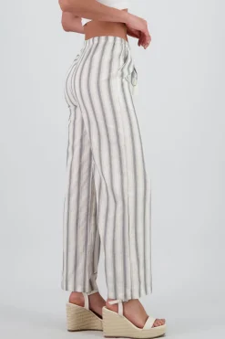 Pantalon rayas con jareta