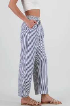 Pantalon rayas con jareta