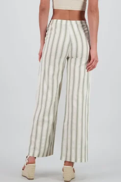 Pantalon rayas con jareta