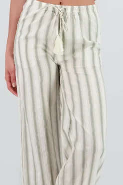 Pantalon rayas con jareta