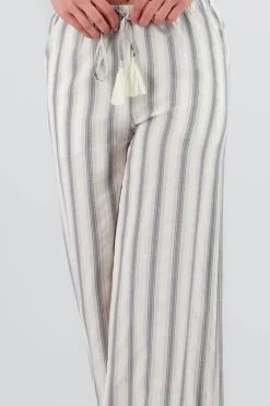 Pantalon rayas con jareta