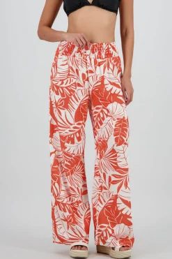 Pantalon recto detalle smock ancho