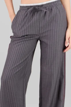 Pantalon recto rayas