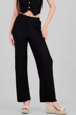 Pantalon recto textura