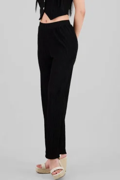 Pantalon recto textura