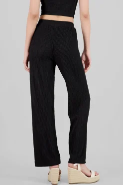 Pantalon recto textura