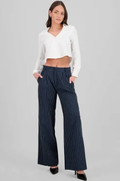Pantalon sastre rayas con bolsas Hypsters