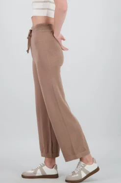 Pantalon tejido liso
