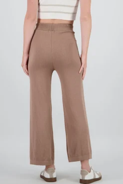 Pantalon tejido liso