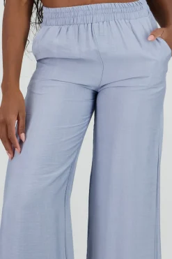 Pantalon wide leg ligero