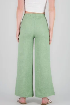 Pantalones amplios jareta