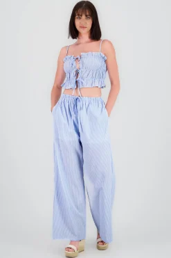 Pantalones de algodon rayas