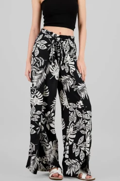 Pantalones Detalle Tropical