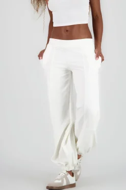 Pants amplios detalle costuras resorte