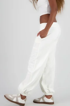 Pants amplios detalle costuras resorte